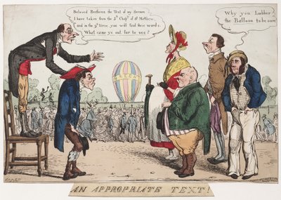 An Appropriate Text, c.1842 by English School
